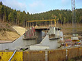 15.10.2006: Der Entenschnabel ist fast fertig gegossen