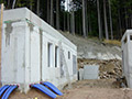 07.09.2008: Bau des Betriebsgeb�udes an der Vorsperre
